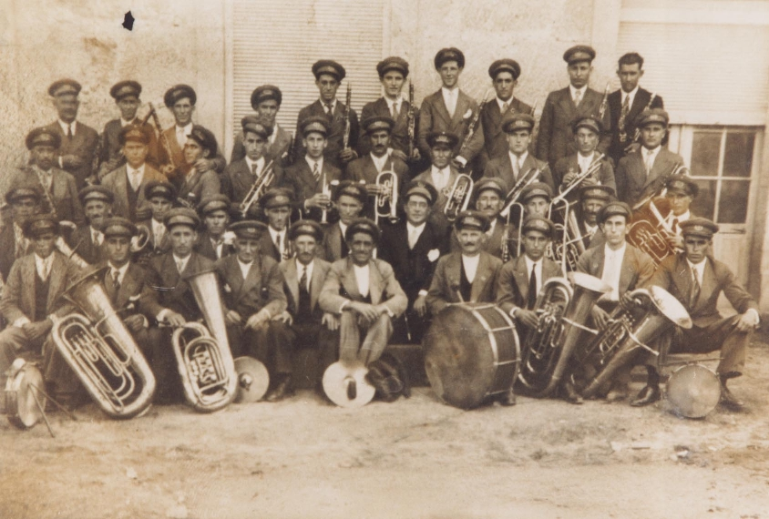 Banda de Musica de Sober en 1933